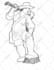digitally sketch you or your character