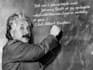 put logo or message in albert einstein chalk board