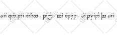 write your name or phrase in Elvish Tengwar script