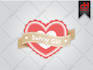 do a beautiful and lovely valentine label