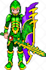 draw pixel art or pixel art sprite sheet