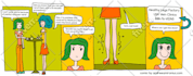make a comic based on your story
