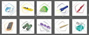 draw custom line or flat icons