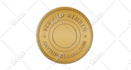 design shiny gold logo