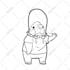drawing cartoon monster for you with my style