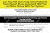 design a marketing postcard
