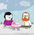 make a greeting card illustration