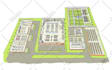 create vibrant, playful architectural renderings