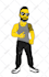 draw you as a funny yellow cartoon character