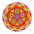 create 4 colorful, art mandalas for you