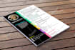 write design a modern professional resume, cover letter CV for your application