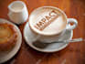 put your logo, photo o QR code in a coffee cup