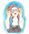 do attractive vibrant illustrations for you