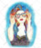 do attractive vibrant illustrations for you
