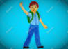 do attractive vibrant illustrations for you