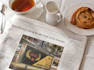 put your text and picture in NEWSPAPER