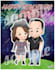 do a New Year greeting card or calendar caricature