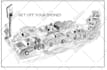 create a customer targeted cartoon for your company newsletter in black and white