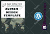 convert PSD into responsive wordpress theme or site