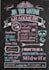 create a personalized chalkboard art print