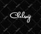 create stylish signature text logo or wordmark