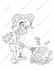 draw a lil zombie cartoon