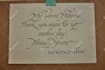 write any message in calligraphy