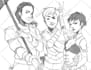 draw your character design or character concept art