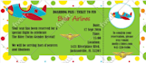 design Ticket Birthday Invitation