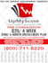 professional flyer with pull off tabs ready to print
