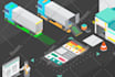 design unique isometric vector graphics for you