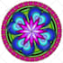 create 4 colorful, art mandalas for you