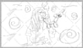 draw you a one frame comic for your blog or book etc