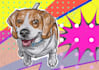 create catchy pop art illustrate for your needs