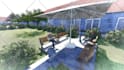 design sketchy conceptual exterior, interior rendered image