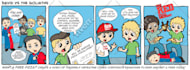 create a comic strip using your idea