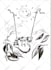 hand draw cute cartoon with sharp line ink technique