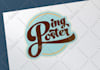 design a professional retro logo, badge, label