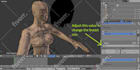 model,texture,3dtoon,chibi character for game or animation