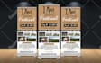 create a print ready roll up banner or web banner