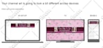 create a Twitter or YouTube background customized professionally based on your Business