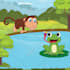 design cartoon illustration for children