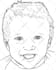 tracing portrait to vector black and white in fast delivery