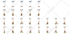 make characters sprite sheet for your game