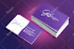 design a professional and elegant business card