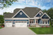 design bungalow plan, realistic exterior, interior rendering