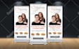 create a print ready roll up banner or web banner