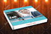 design a pizza box and product packaging