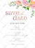 make beautiful save the date card