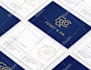 design business card with bleed